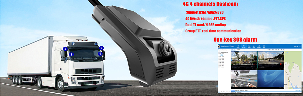 4G Dual Camera Car DVR Dashcam