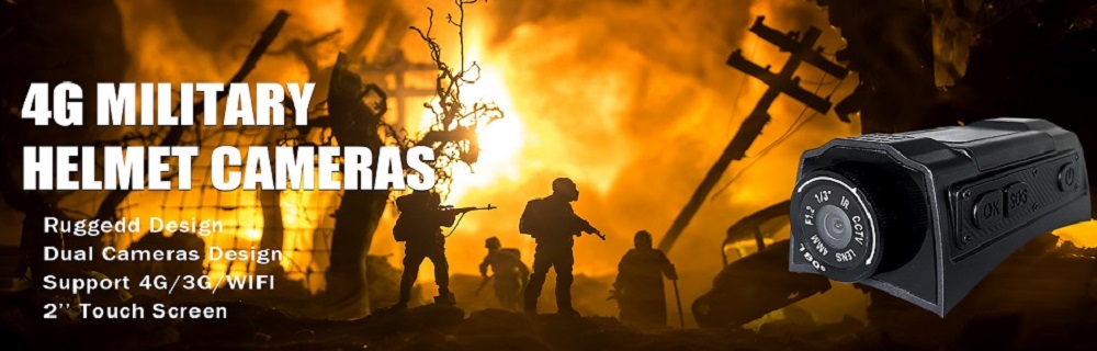 4G Military and Tactical Helmet Double Camera